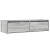 vidaXL TV skříňka s LED osvětlením šedý sonoma 100X35,5x25 cm