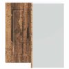 vidaXL Kuchyňská nástěnná rohová skříňka "Porto" starého dřeva