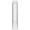 vidaXL Klenuté gabionové koše 6 ks 200x30x140/160cm pozinkované železo