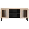 vidaXL TV skříňka bílá 105 x 34 x 46 cm masivní mangovníkové dřevo