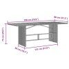 vidaXL 7dílný zahradní bistro set s poduškami černý polyratan