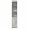 vidaXL Highboard Concrete Grey 37,5x35x180 cm Dřevěná konstrukce