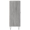 vidaXL Příborník šedý sonoma 69,5 x 34 x 90 cm kompozitní dřevo
