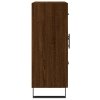 vidaXL Příborník hnědý dub 69,5 x 34 x 90 cm kompozitní dřevo