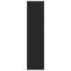 vidaXL Šatní skříň černá 100 x 50 x 200 cm kompozitní dřevo