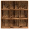vidaXL Knihovna old wood 98 x 29 x 97,5 cm