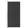 vidaXL Plotový dílec WPC 95 x 186 cm černý