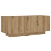vidaXL TV stolek s LED dub artisan 260x35x40 cm kompozitní dřevo