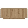 vidaXL TV stolek s LED dub artisan 260x35x40 cm kompozitní dřevo