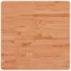 vidaXL Stolní deska 60 x 60 x 4 cm čtvercová masivní bukové dřevo