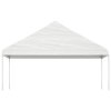 vidaXL Altán se střechou bílý 13,38 x 5,88 x 3,75 m polyethylen
