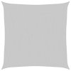 vidaXL Stínicí plachta světle šedá 7 x 7 m 100% polyester oxford