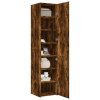 vidaXL Skříň highboard kouřový dub 40 x 42,5 x 185 cm kompozitní dřevo