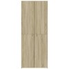 vidaXL Kartotéka dub sonoma 60 x 32 x 153 cm kompozitní dřevo
