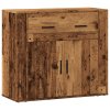 vidaXL Příborník old wood 80x33x70 cm kompozitní dřevo