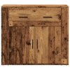vidaXL Příborník old wood 80x33x70 cm kompozitní dřevo