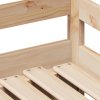 vidaXL Válenda s přistýlkou a zásuvkami bez matrace 80x200 cm