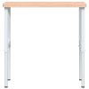 vidaXL Pracovní stůl 100 x 60 x (73–99,5) cm masivní buk obdélníkový