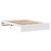 vidaXL Postel bez matrace bílá 140 x 190 cm masivní borovice