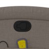 vidaXL Zvedací masážní polohovací křeslo taupe textil