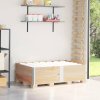 vidaXL Paletové nástavce 2 ks 150 x 100 cm masivní borové dřevo