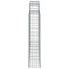 vidaXL Klenuté gabionové koše 8 ks 200x30x140/160cm pozinkované železo