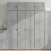 vidaXL Skříň highboard betonově šedá 80x42,5x185 cm kompozitní dřevo