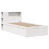 vidaXL Postel bez matrace bílá 75 x 190 cm masivní borovice