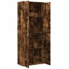 vidaXL Skříň highboard kouřový dub 70 x 35 x 180 cm kompozitní dřevo