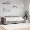 vidaXL Válenda s matrací taupe 100 x 200 cm textil