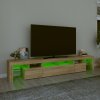 vidaXL TV skříňka s LED osvětlením dub sonoma 230x36,5x40 cm