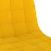 vidaXL Barové židle 2 ks žluté samet