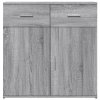 vidaXL Příborník šedý sonoma 79 x 38 x 80 cm kompozitní dřevo