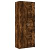vidaXL Skříň highboard kouřový dub 70 x 42,5 x 185 cm kompozitní dřevo