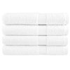 vidaXL Premium ručníky SOLUND 4 ks bílé 100 x 200 cm 600 g/m²