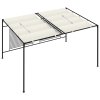 vidaXL Altán se zatahovací střechou 3 x 4 x 2,3 m krémový 180 g/m²