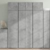 vidaXL Skříň highboard betonově šedá 70x42,5x185 cm kompozitní dřevo