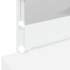 vidaXL Toaletní stolek s LED bílý 100 x 40 x 120 cm