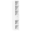 vidaXL Skříň highboard bílá 30 x 42,5 x 185 cm kompozitní dřevo