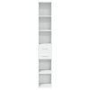 vidaXL Skříň highboard bílá 30 x 42,5 x 185 cm kompozitní dřevo
