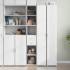 vidaXL Skříň highboard bílá 30 x 42,5 x 185 cm kompozitní dřevo