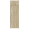 vidaXL Úzká úložná dub sonoma 70x42,5x225 cm kompozitní dřevo