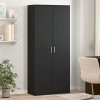 vidaXL Skříň highboard černá 80 x 35 x 180 cm kompozitní dřevo