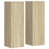 vidaXL Stojany na rostliny 2 ks dub sonoma 33 x 33 x 100 cm kompozit