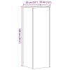 vidaXL Stojany na rostliny 2 ks dub sonoma 33 x 33 x 100 cm kompozit