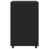vidaXL Skříňka na kolečkách černá 60 x 48 x 81 cm kompozitní dřevo