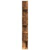 vidaXL Knihovna/dělící stěna 6patrová old wood 70x24x193 cm kompozit