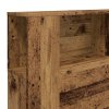 vidaXL Čelo postele s úložným prostorem old wood 180 x 18,5 x 102,5 cm
