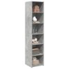 vidaXL Skříň highboard betonově šedá 40 x 41 x 185 cm kompozitní dřevo
