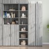 vidaXL Skříň highboard šedá sonoma 40 x 41 x 185 cm kompozitní dřevo